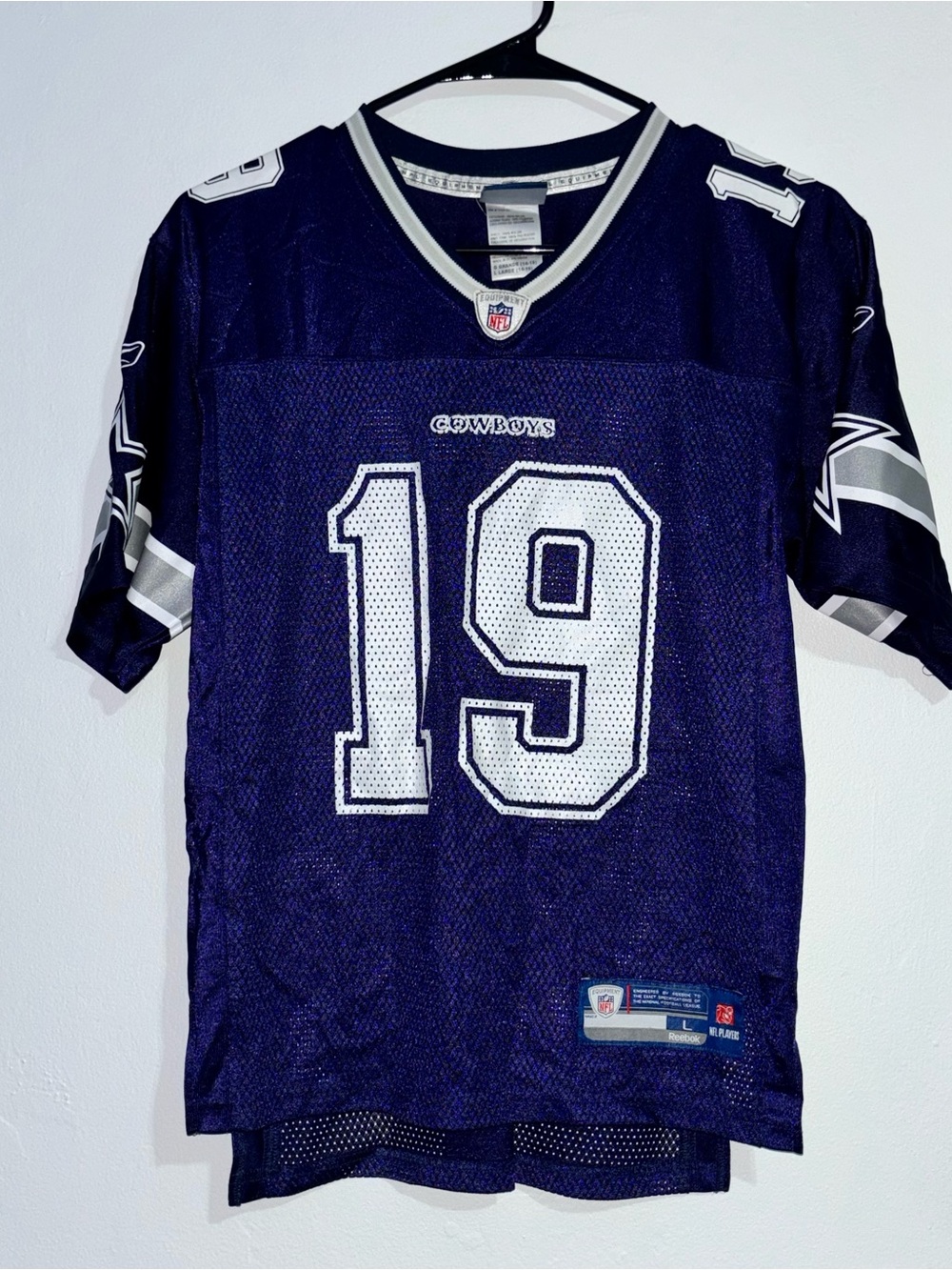 Vintage Reebok Dallas Cowboys #19  Football Jersey